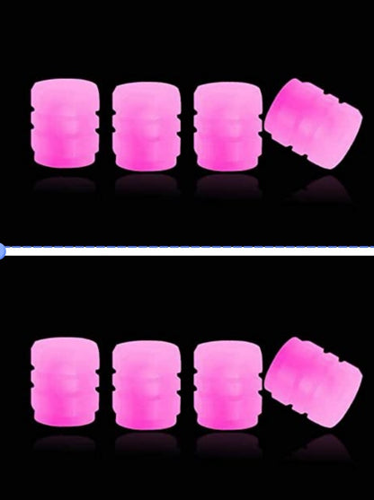 Fluorescent Valve Caps for Cars & Motorcycles