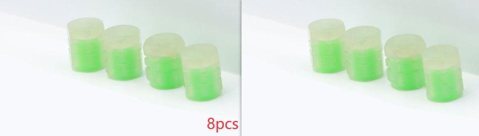 Fluorescent Valve Caps for Cars & Motorcycles